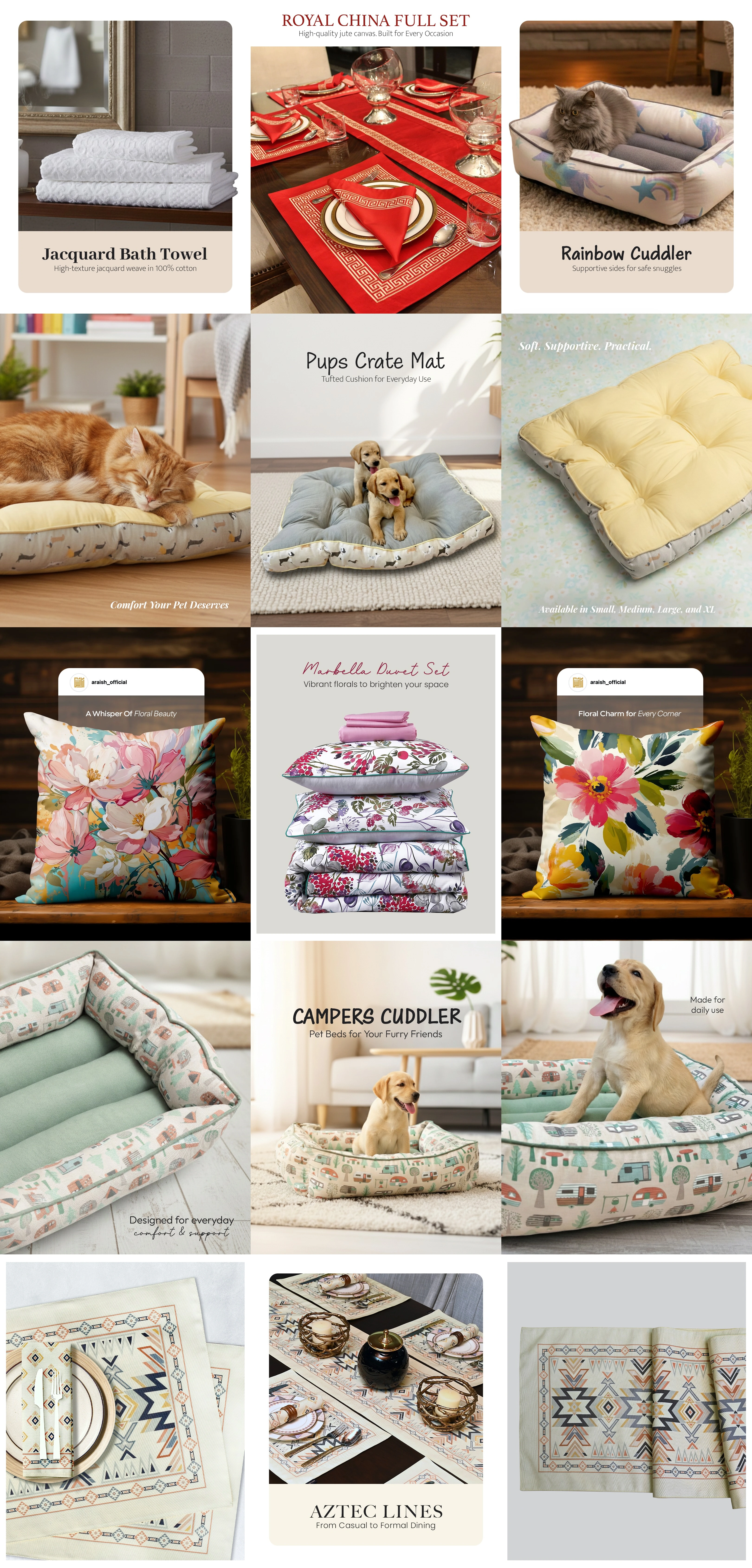 Araish extended content plan layout